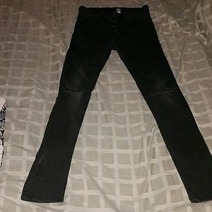 Skinny jeans Distressed jeans by H&M